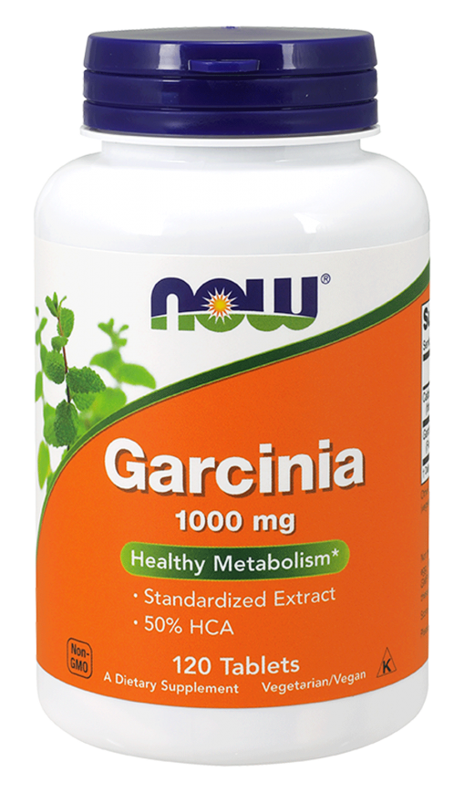NOW Garcinia Cambogia Extract 1000mg 120 Tablets